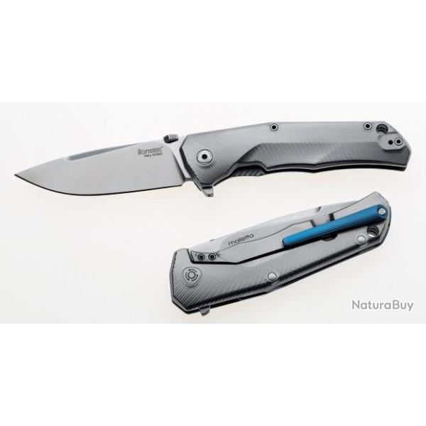 Couteau pliant Lionsteel Titanium Gris TRE.BL