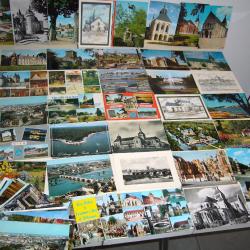 Un lot de 100 cartes postales du LOIRET