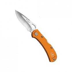 buck - couteau pliant spitfire manche alu lame 8.3cm clip - 7722 - Orange