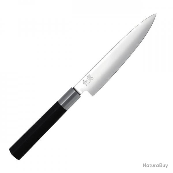 Kai - Couteau Universel Wasabi Black Inox Manche Antibacterien - 671x.x - 6715.U