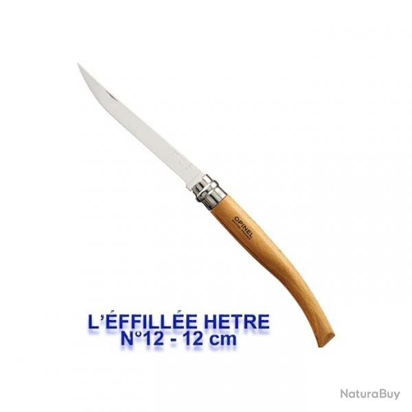 Opinel - Couteau L'Effil N8 A N15 Htre Lame Inox - 3x75 - 3875