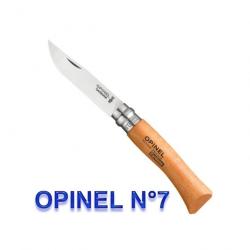 Opinel - Couteau Tradition N6 à N9 Hêtre Lame Carbone - 942.x - 942.07