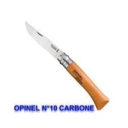Opinel - Couteau Tradition N10 Hêtre Lame Carbone - 942.10