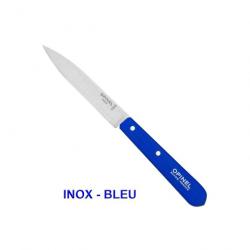 Opinel - Couteau Office N112 Lame Lisse Inox / Carbone Pointe Milieu - 1381-94x - 946.P-BLEU