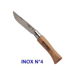 Opinel - Couteau Tradition N2 à N5 Hêtre Lame Inox ou Carbone - 940-952 - 952.04