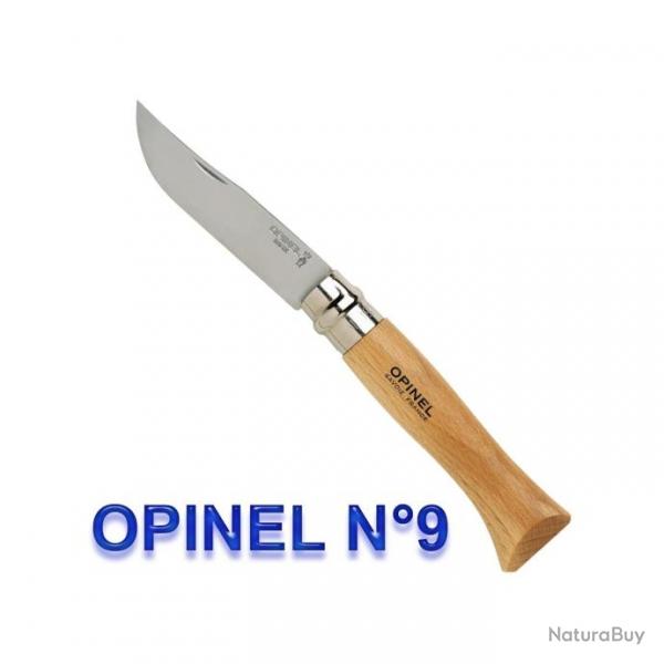 Opinel - Couteau Tradition N6 A N9 Htre Lame Inox - 952.x - 952.09