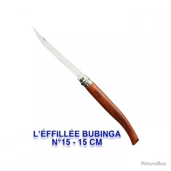 Opinel - Couteau L'Effil N8 A N15 Bois Exotique Lame Inox Poli Glace - _75 - 975