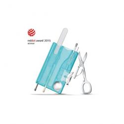 Victorinox - SwissCard Nailcare Turquoise Manucure 13 Fonctions - 0.7240.T21