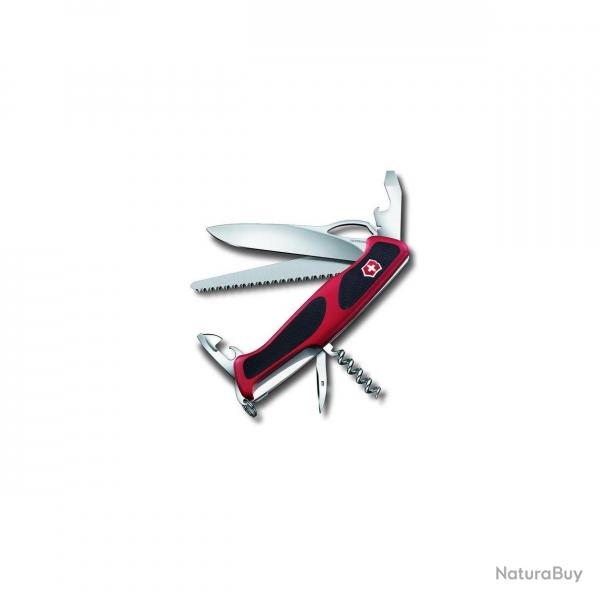 Victorinox - Couteau Suisse Rangergrip 79 Rouge Bi-Matire 13 Fonctions - 0.9563.MC