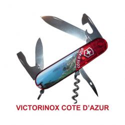 Victorinox - Couteau Suisse Spartan Côte D'Azur 13 Fonctions - 1.3603.TR2.001