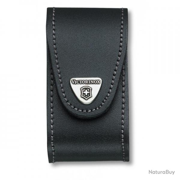 Victorinox - Etui Cuir Noir Clip Pour Couteaux 91mm 15 A 23 Pices - 4.0521.31