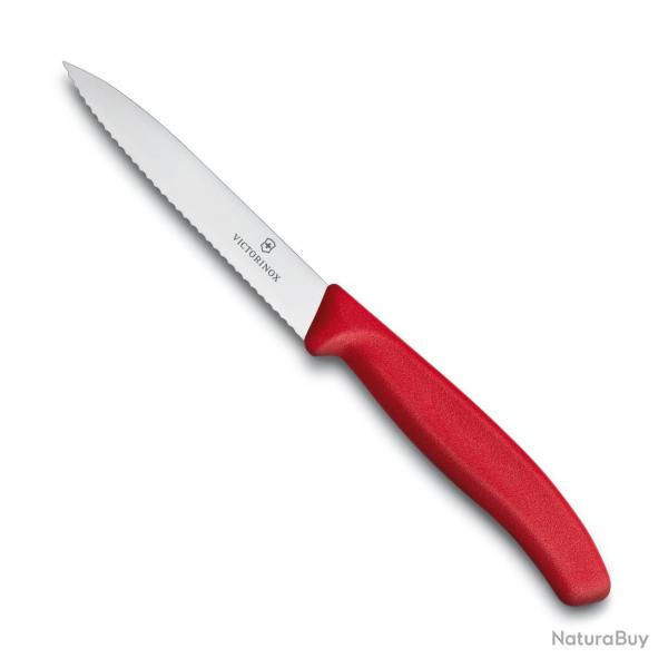 Victorinox - Couteau Office SwissClassic Lame Dente 10Cm Pointe Milieu - 6.773x - 6.7731