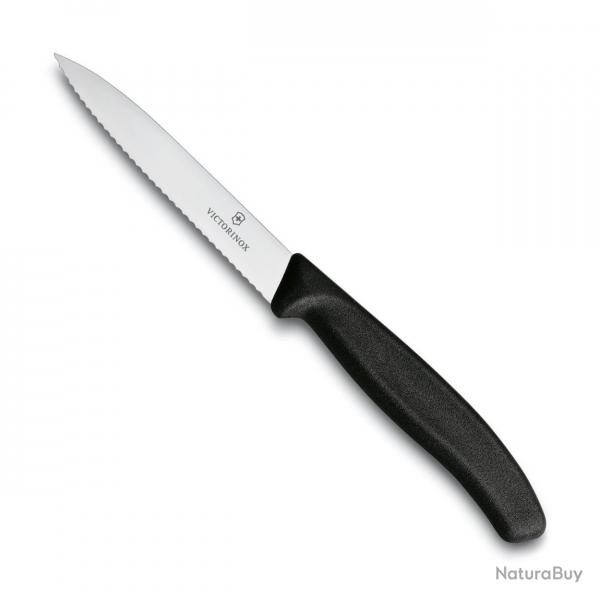 Victorinox - Couteau Office SwissClassic Lame Dente 10Cm Pointe Milieu - 6.773x - 6.7733