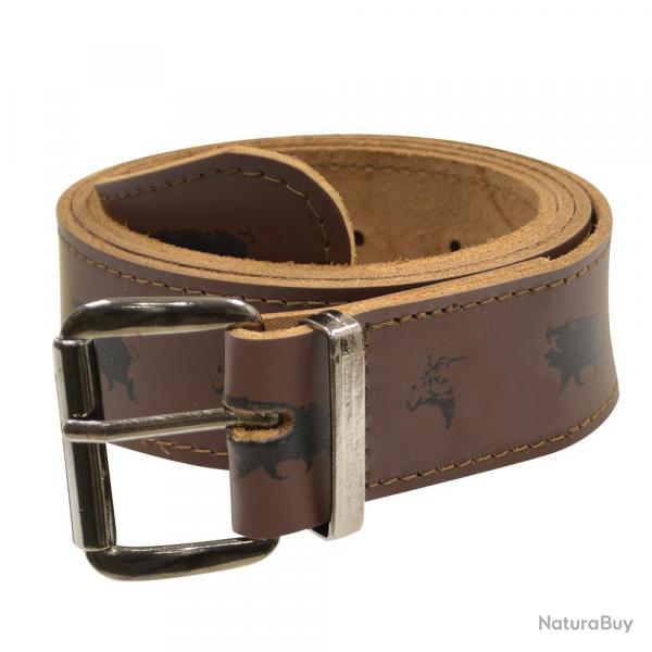 Ceinturon motif sanglier et bcasse