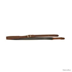 Bretelle cuir boutonniére