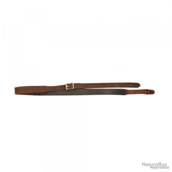 Bretelle cuir boutonnire