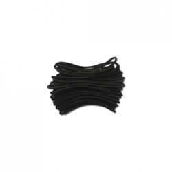 Corde élastique noire Diam. 2.5mm   bobine de 10 m