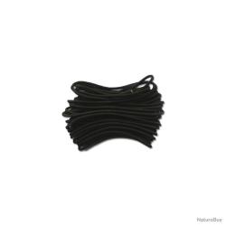 Corde élastique noire Diam. 2.5mm bobine de 10 m