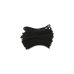 Corde élastique noire Diam. 2.5mm bobine de 10 m