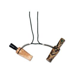 Porte appeaux double en tresse polypropylène