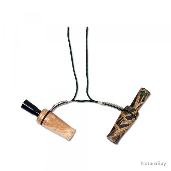 Porte appeaux double en tresse polypropylne