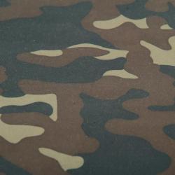 Set Housses de Voiture toile polyester noire et mousse Camo CE