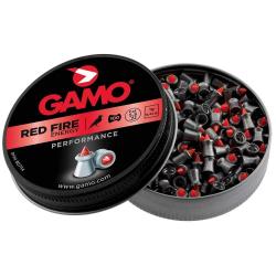 Boite de 125 plombs Red Fire tête pointue plastique cal 4,5 mm