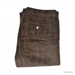 Pantalon velours marron CALVADOS Taille