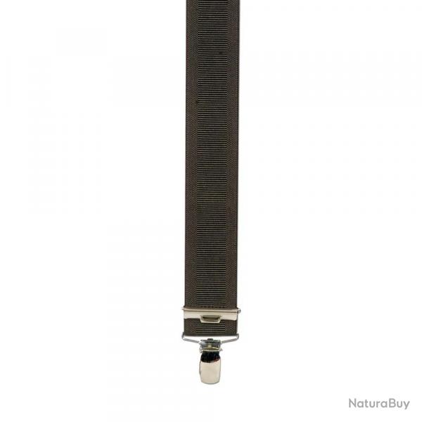 Bretelles réglables polyester élastodiène camo kaki 110x3,5cm