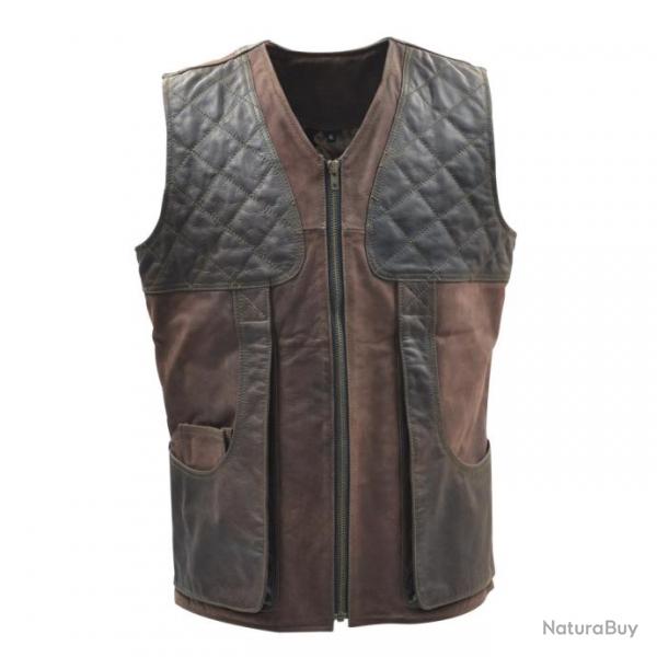 Gilet de chasse en cuir Teamwood Taille