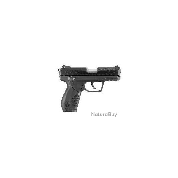 Pistolet Ruger SR22PBT Calibre .22LR 3.5" 10+1 avec canon filet 1/2-28"