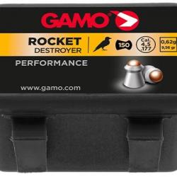 Plombs GAMO Rocket 4,5mm / 150 pour carabine