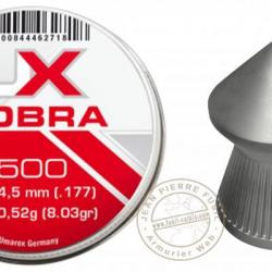 Plombs Umarex Cobra Pointus 4,5mm - 2 x 500