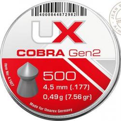 Plombs 4,5mm Umarex Cobra Gen 2 - 2 x 500