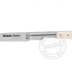 Couteau VENDETTA CORSA - Manche os blanc 12,5 cm