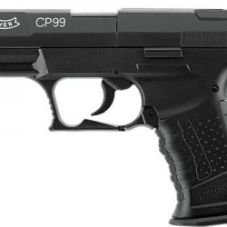 Pistolet à plomb CO2 4.5 mm WALTHER CP99 Noir (3 joules)