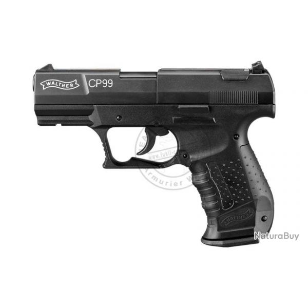 Pistolet  plomb CO2 4.5 mm WALTHER CP99 Noir (3 joules)
