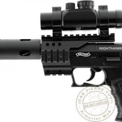 Pistolet à plomb CO2 4.5 mm WALTHER Nighthawk (3,5 joules)