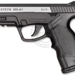 Pistolet à plomb 4.5 mm BB ASG Steyr M9-A1 - Bicolore (3 joules)
