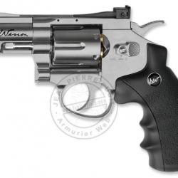 Revolver 4,5 mm CO2 ASG Dan Wesson 2,5'' - Nickelé (1,7 joules) - BB