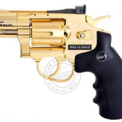 Revolver 4,5 mm CO2 ASG Dan Wesson 2,5'' - Doré (1,7 joules) - BB