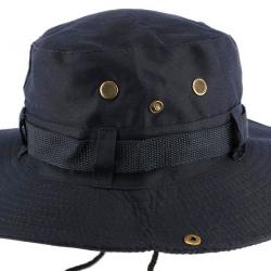 Chapeau Bob safari bleu marine Azzy Taille unique Bleu