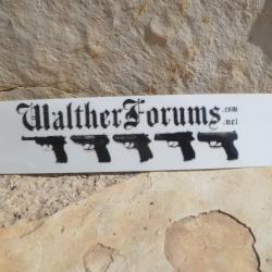 Autocollant Walther Forums
