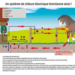 Filet électrifiable mouton 0,90 m