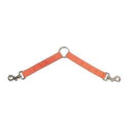 Doubleur nylon laisse chiens 2 X 30 cm orange
