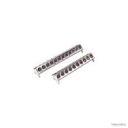 mangeoire métal poussins 50 cm trous