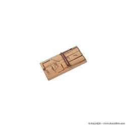 Tapette à souris en bois à l'unité