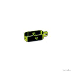 Tendeur à crochet plastifié vert
