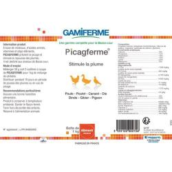 Picagferme, aliment minéral volaille 1kg - GAMIFERME
