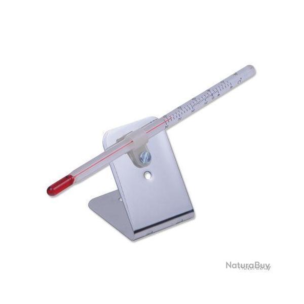 Thermomtre tube rouge support